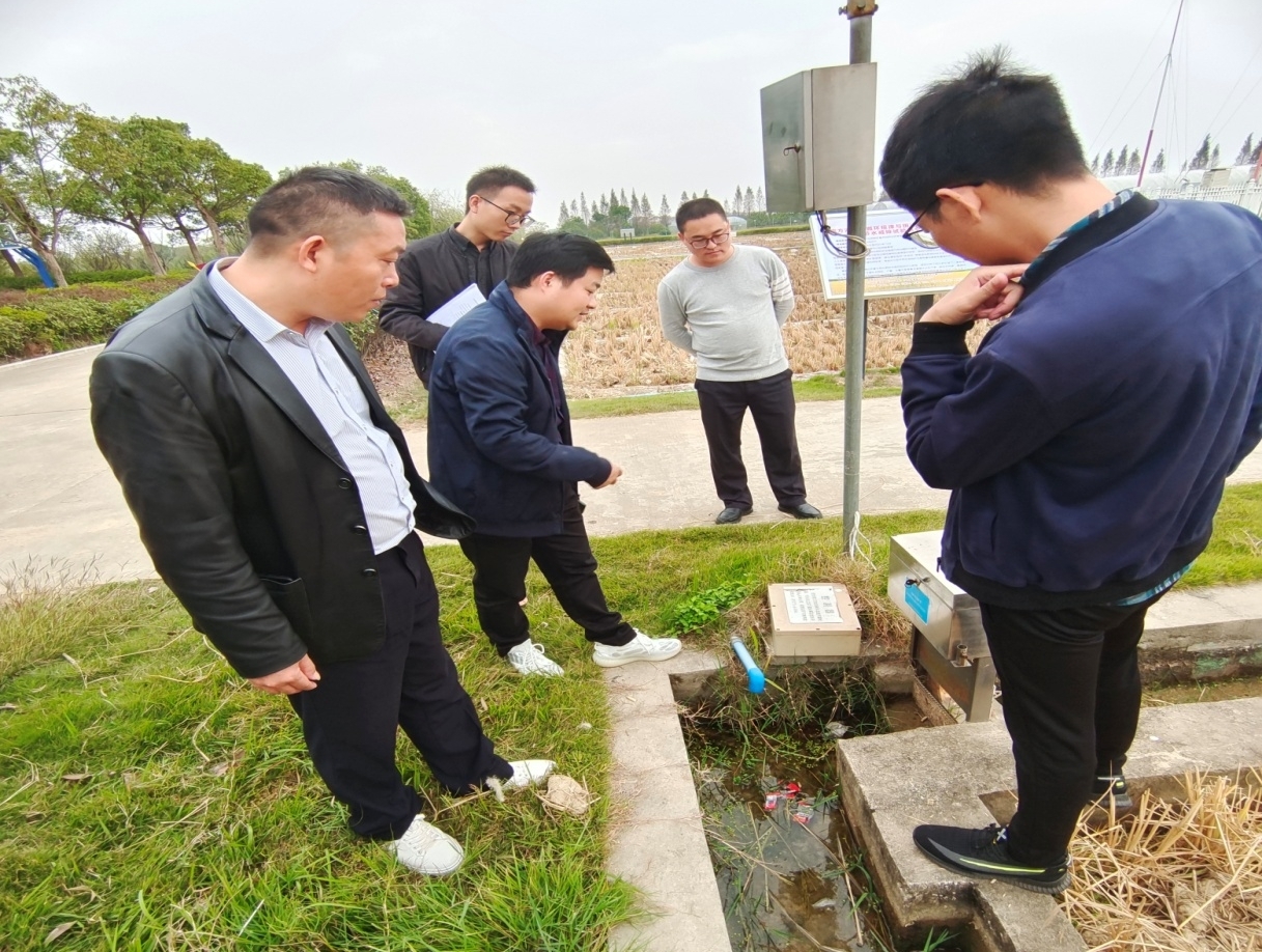 饶奇磊一行赴省灌溉试验中心站调研考察